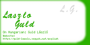 laszlo guld business card